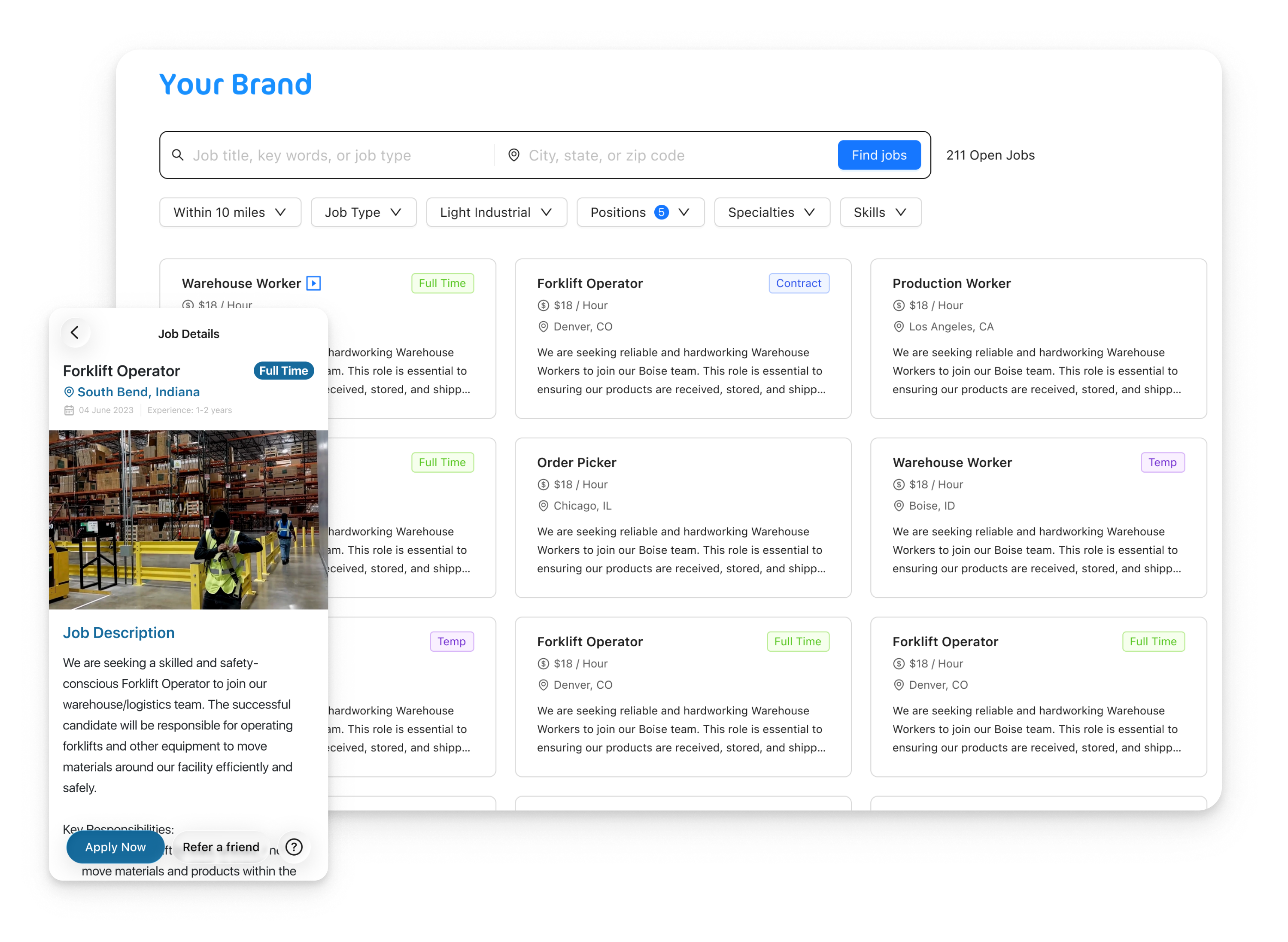 Build your own talent network with StaffingOS Job Distribution